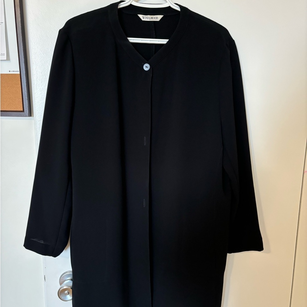 Windsmoor vintage Black Long Sleeve thin blazer